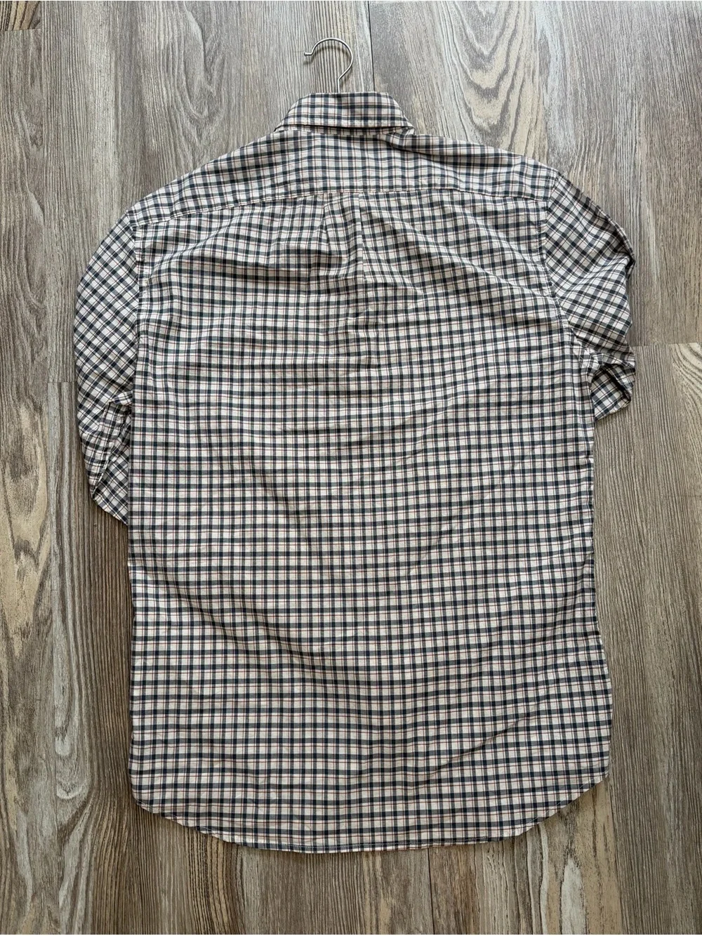 J CREW Slim Untucked Men’s Button-Down Plaid Shirt - Blue & Red